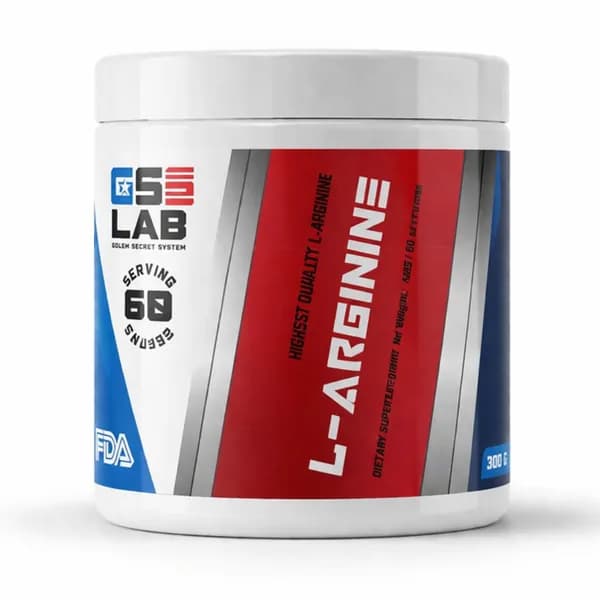 GSS Lab L-Аргинин 300 грамм со вкусом апельсина