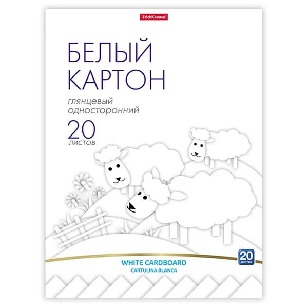 Erich Krause Картон A4, количество листов: 20
