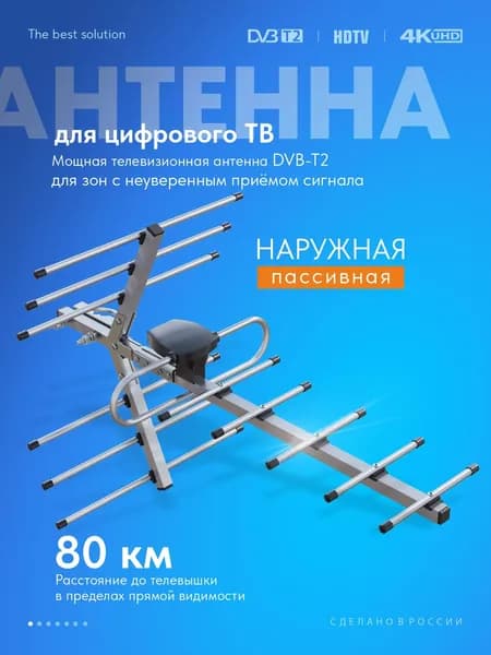 Антенна уличная для телевизора BAS-1147-P Свияга пассивная