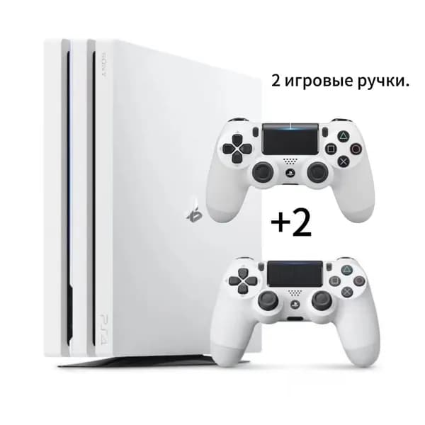 Эксклюзивная игровая система Playstation 4 Pro 1TB с двумя контроллерами, в абсолютно новой оригинальной упаковке-fdsv213