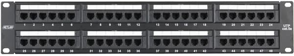 Патч-панель NETLAN EC-URP-48-UD2