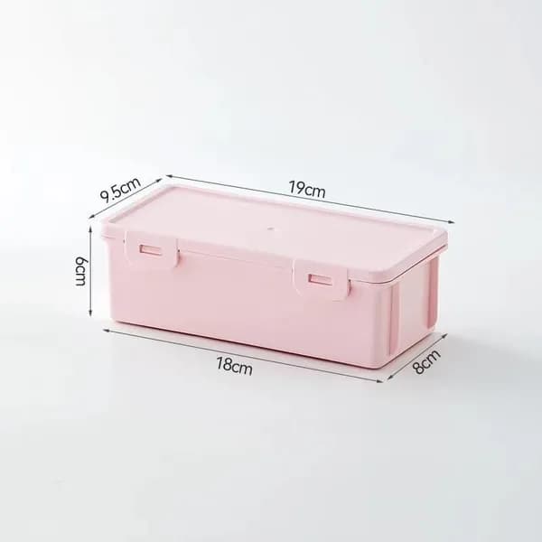 Кофр для хранения вещей 19x10x6 см 1 шт коричнево-красный