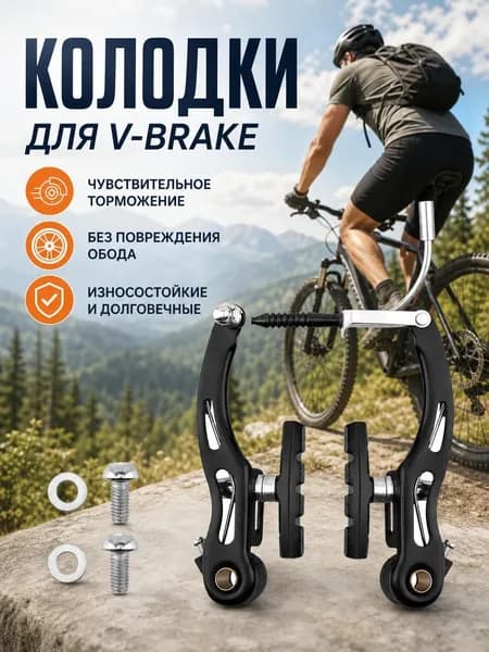 Тормоз V-brake для велосипеда, универсальный