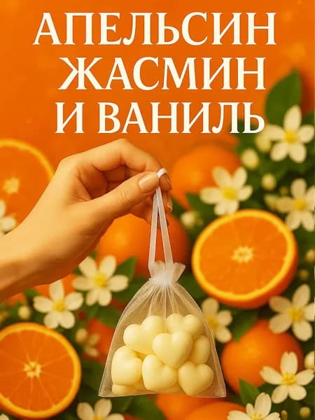 Саше для шкафа ароматическое "Апельсин, жасмин, ваниль" / Аромасаше 10из10 (10/10)