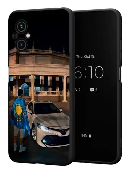 Чехол на Xiaomi Poco M5 с принтом Camry Казахстан