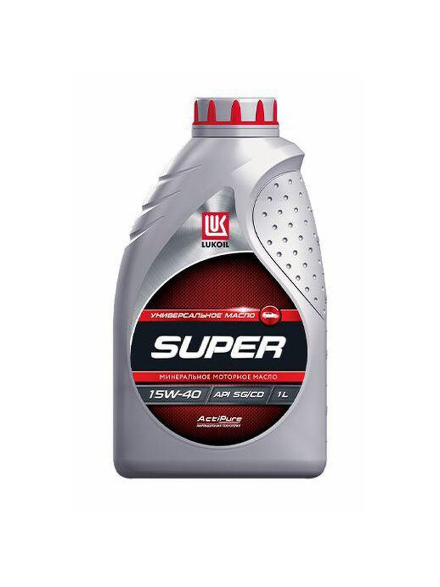ЛУКОЙЛ (LUKOIL) СУПЕР 15W-40 Масло моторное, Минеральное, 1 л