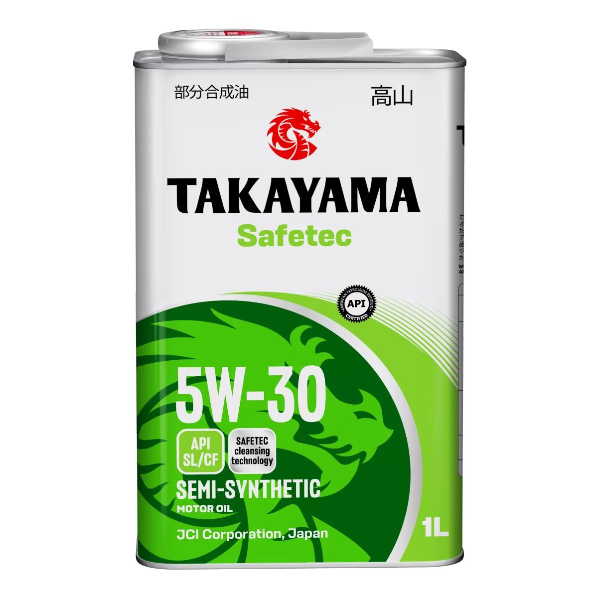 TAKAYAMA Safetec  API SL/CF 5W-30 Масло моторное, Полусинтетическое, 1 л