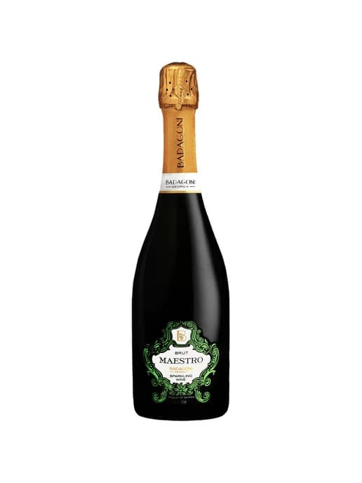 Вино игристое Badagoni Maestro Brut белое брют 0,75 л