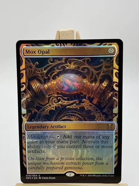 Магия сбора прокси-карт Высококачественные нефольговые карты Mox Opal MPS#19 фольга