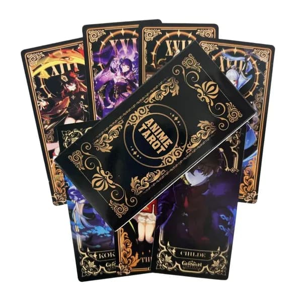 Карты Таро Anime Tarot Genshin Impact 11.3*6 см 78 карт.