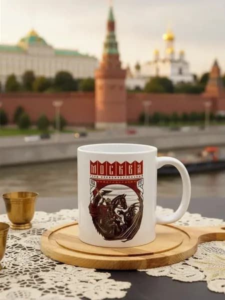 Кружка сувенирная в Русском стиле Москва