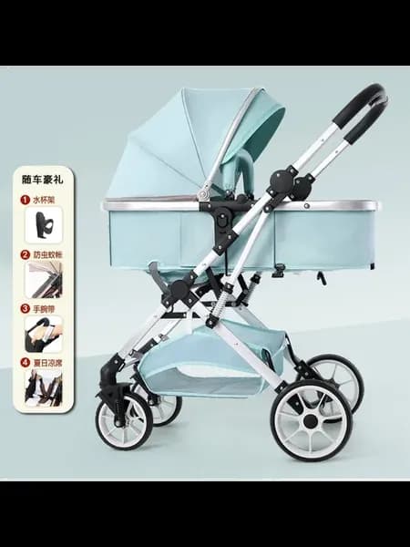 Детская коляска 2в1 Deluxe Edition Green