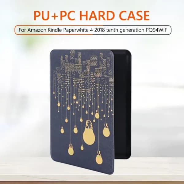 Чехол для электронной книги Amazon Kindle Paperwhite 4 (2018, 10-го поколения, модель PQ94WIF) из матового PU и поликарбоната с художественной росписью