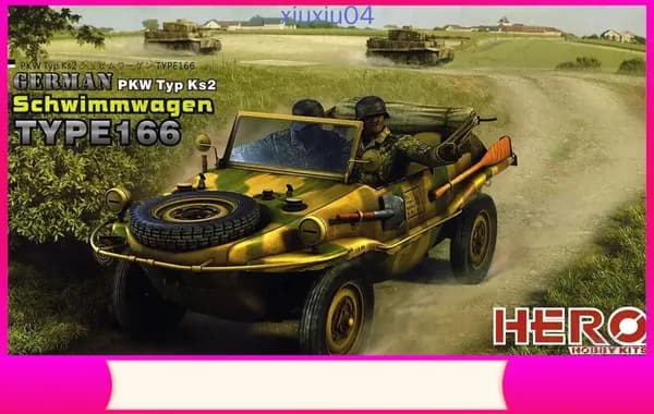 Hero Hobby F35001 1/35 Schwimmwagen Type166 Модель джипа