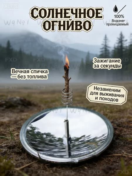 Огниво солнечное компактное для выживания