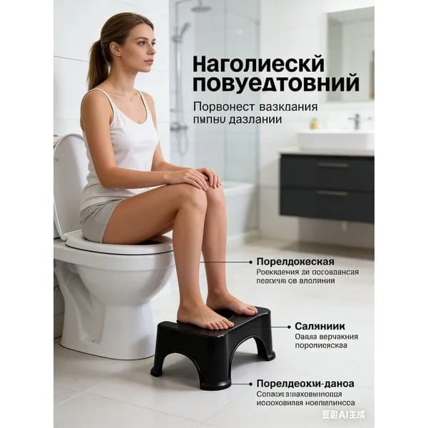 Подставка под ноги Офисная, 26х40х17 см