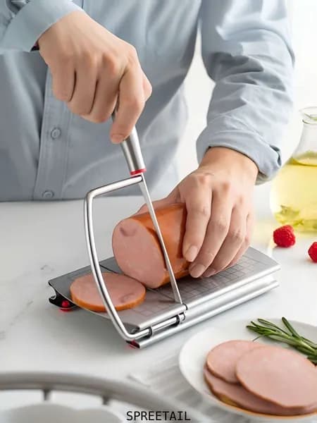 Кухонный процессор серебристый Слайсер для нарезки