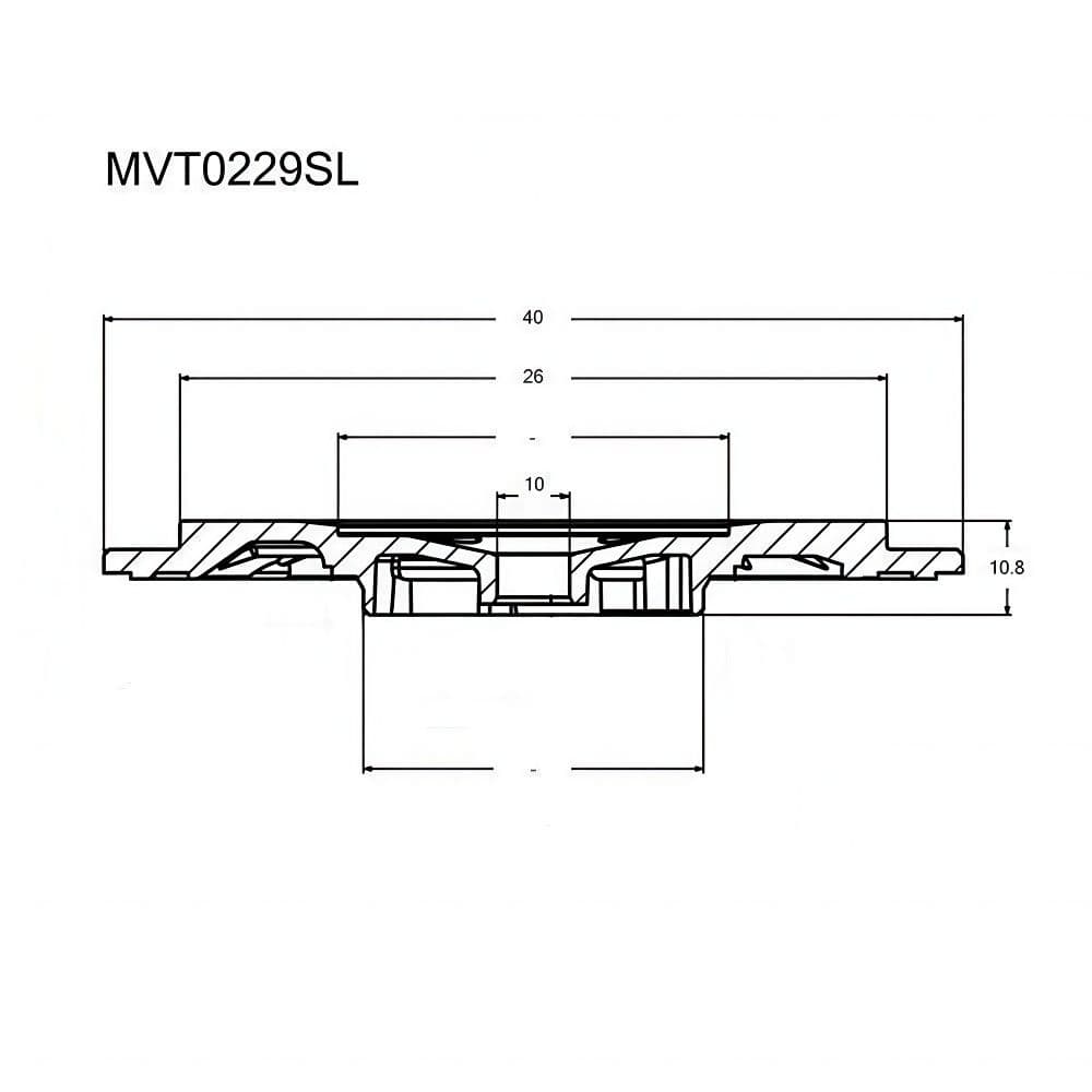Пластина турбокомпрессора задняя, арт MVT0229SL