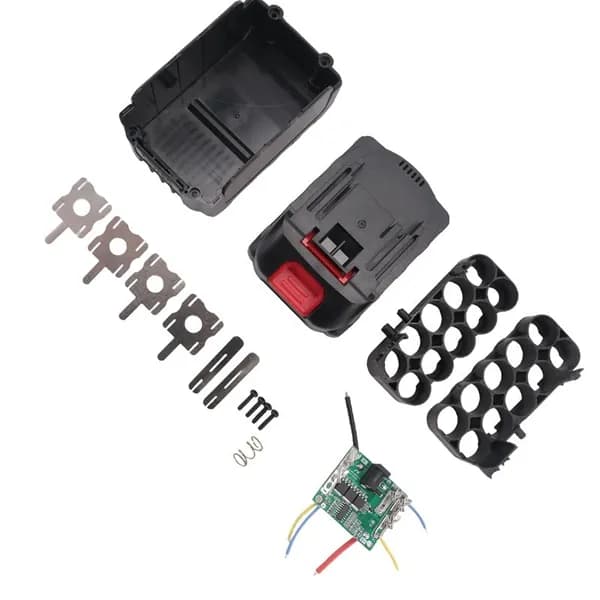 21V Аккумуляторный Блок 10S Для Литий-Ионных Аккумуляторов 18650 16.8V 4S Корпус Батареи PCBA Аксессуары