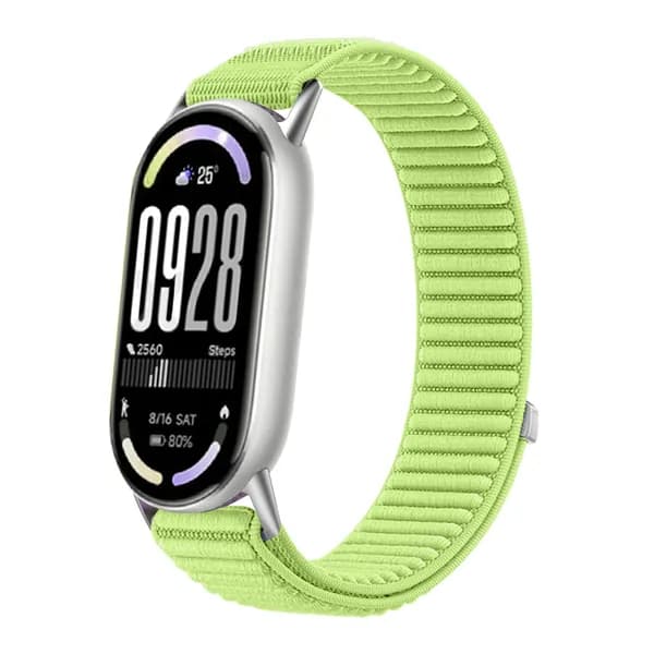 Дышащий нейлоновый ремешок для Xiaomi MiBand 10/9, Мужской женский спортивный ремешок для Xiaomi Band 8