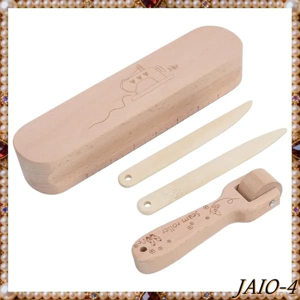 Beech Wood Seam Roller, высококачественный инструмент для сглаживания швов, для швейных работ и декора