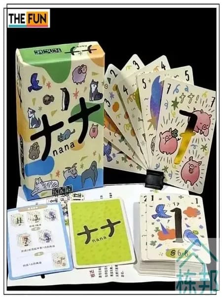 Красочная карточная игра с животными, для всей семьи