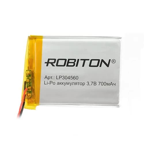 Аккумулятор ROBITON LP304560 3.7В 700mAh PK1