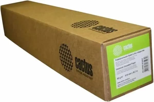 Бумага широкоформатная Cactus 610мм-45м, втулка CS-LFP80-610457E