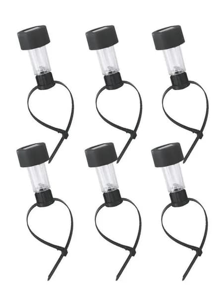 Солнечные LED светильники для бассейна, 6 шт - энергосбережение, легкая установка, качественное освещение