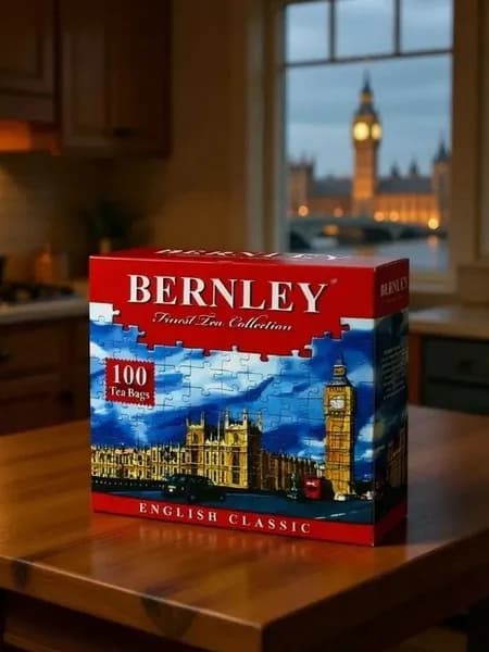 BERNLEY "Инглиш Классик" черный цейлонский мелкий 100 пак