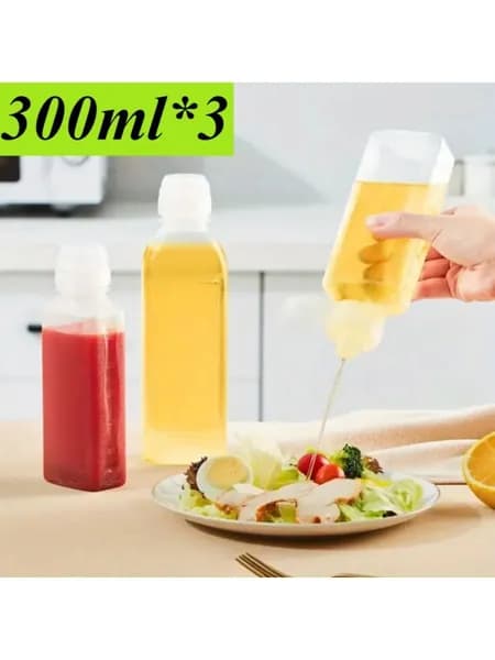 Емкость для масла 300 мл 3 шт пластик