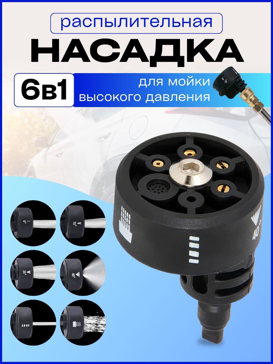 Насадка для мойки высокого давления, поворотная насадка для мойки высокого давления