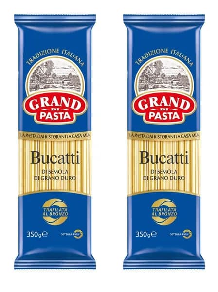 Grand Di Pasta Макаронные изделия Bucatti Букатти, 350 г, 2 уп