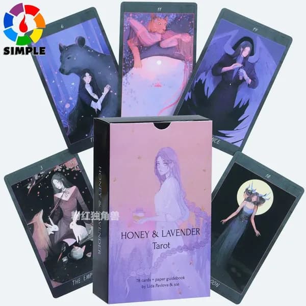 Honey and Lavender Tarot Колода Таро Мед и лаванда сказки и фэнтези, 78 карт
