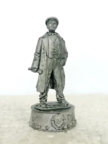 Вождь мирового пролетариата,революционер, В.И. Ленин, оловянный солдатик 54 мм