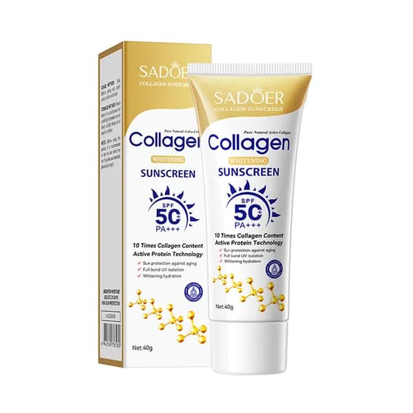 Солнцезащитный лосьон SADOER для чувствительной кожи SPF 50, 40 мл