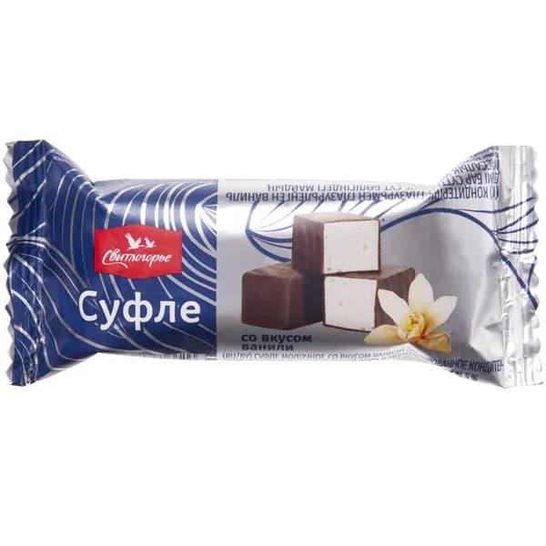 Суфле молочное ванильное глазированное Свитлогорье 40г