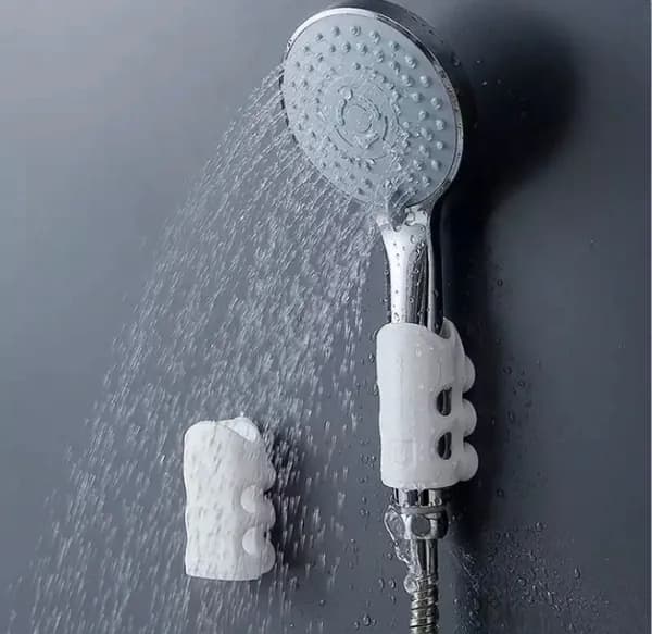 Держатель для душа на стену, фиксатор душевой лейки в ванную комнату на присоске силиконовый