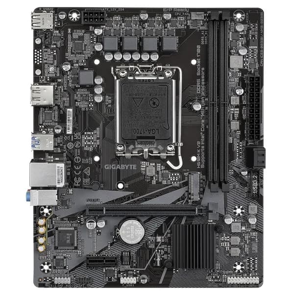 Материнская плата Gigabyte H610M K V2 Soc-1700 Intel H610 2xDDR5 mATX AC 97 8ch(7.1) GbLAN+HDMI+DP