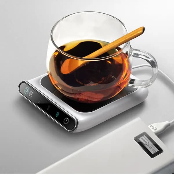 USB-подогреватель для кружек с регулировкой температуры на три уровня и напоминанием о питье
