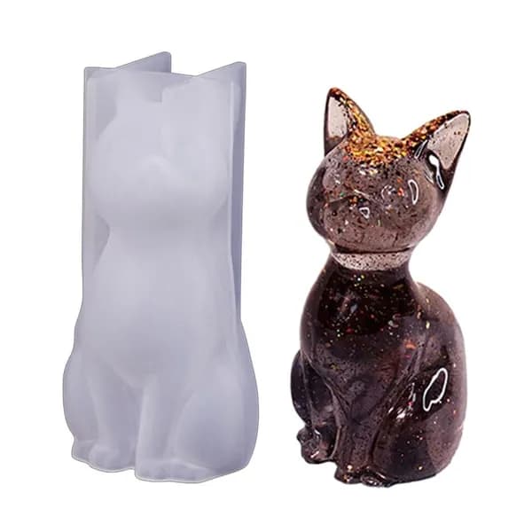 Форма для свечей Кот, собака, кролик , - 1