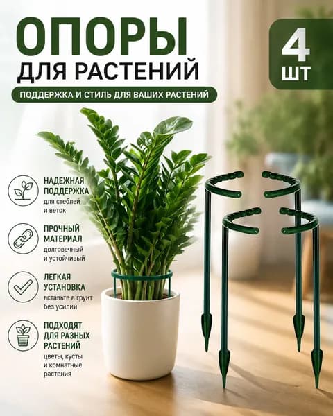 Опора для растений,20см,4шт