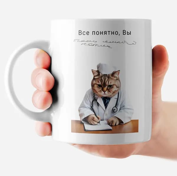 РОРК Кружка "Врач. Все понятно", 330 мл, 1 шт