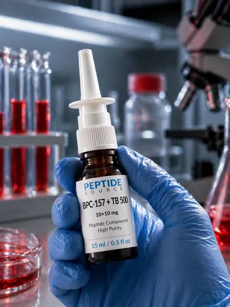 Пептид BPC-157 10mg + TB-500 10mg Спрей (БПС-157 + ТБ-500), для восстановления суставов, связок и организма