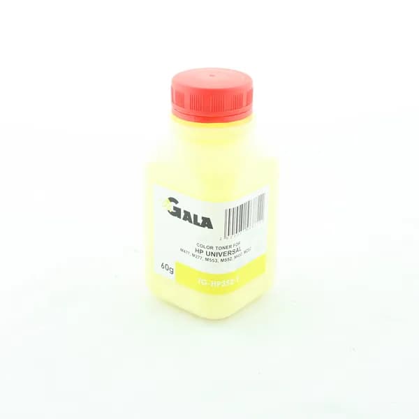 Тонер химический желтый (Yellow) для HP Color LaserJet M252 M274 M277 M377 M452 M477 M552 M553 M577 series MPT-252 60 гр GALA