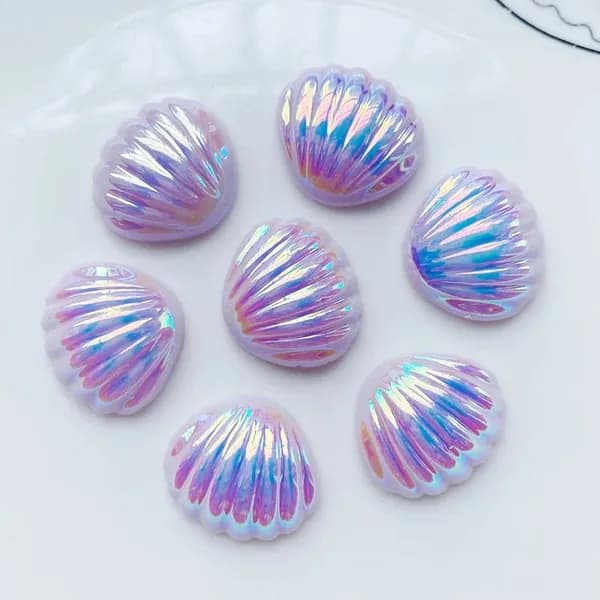 10pcs смола / жемчужные раковины DIY Ювелирные украшения аксессуары
