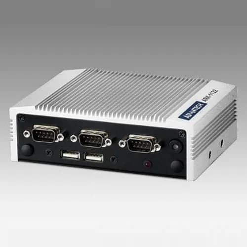 AdvanTech Мини-ПК ARK-1122F-S8A1E (Intel Atom N2800, RAM 2 ГБ, Intel GMA, Windows), ARK-1122F-S8A1E, черный, серебристый