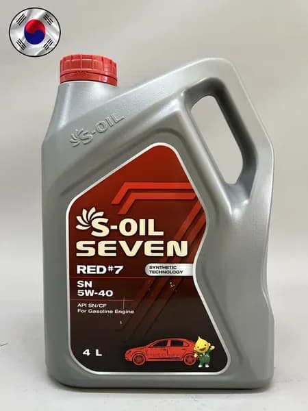 RED 7 SN моторное масло 5W40 синтетическое 4л