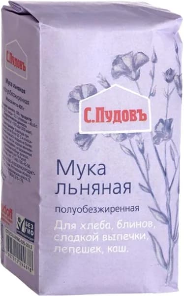 Мука С.Пудовъ Льняная 400г