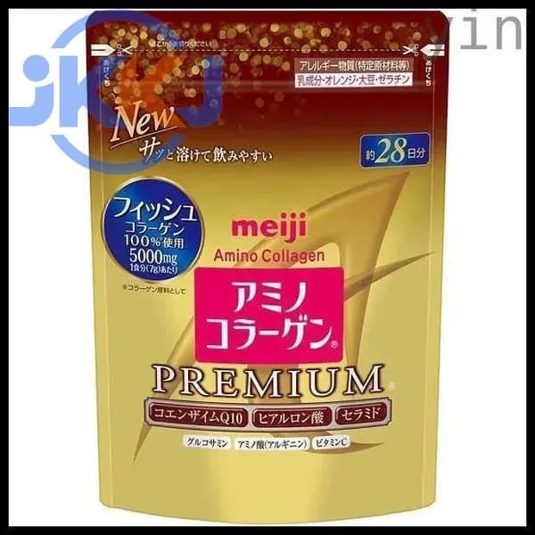 Amino Premium collagen Meiji / Японский коллаген гидролизованный морской с витамином С